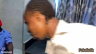 Big Cock Makes Chubby Ebony Housewife Horny and Satisfied