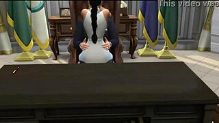 KIM K's PRESIDENTIAL PUSSY Gets ANAL POUNDED At Work By Boss!