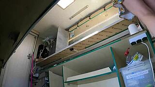 Sexy Hostess Food Truck Hidden Voyeur POV Fuck