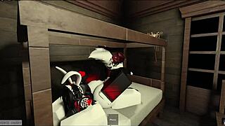 masked guy fucks cosplay girl ass and mouth