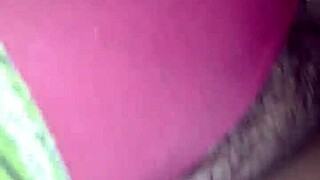 her thick ass teases his throbbing cock before she spreads wide for the creampie