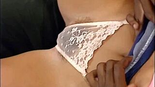 Sarah Young rides Sean Michaels' big black cock vintage