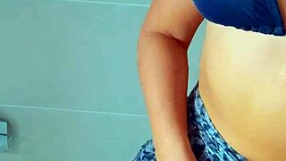 two beautiful tanned latina teens shower fuck after beach homemade