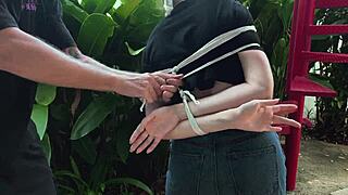 Tickle her sexy feet!