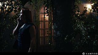 Hey slave, tattooed vamp domme rips clothes fucks redhead senseless?