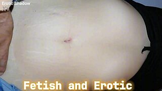 Adorable Latina MILF's Belly Fetish Massage Explored Up Close