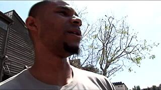 Busty Blue Eyed Blonde Craves Shaved Black Monster Cock