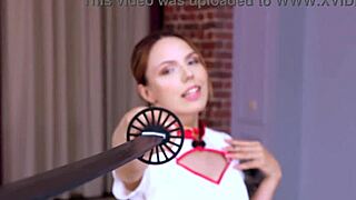 Violet's first gangbang double vaginal anal creampie interracial!