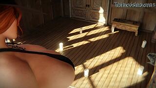 Redhead Milf Giant Natural Boobs Take Monster Cock Cumshot