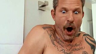 Husband shares athletic wife Chantal Danielle for facial creampie