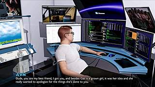 Fat Guy Motorboats Stripper's Massive Tits Hungrily