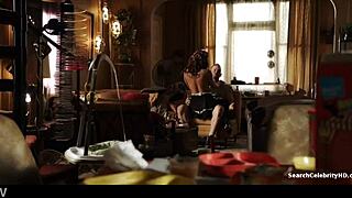 Alyssa leblanc bares huge boobs in sexy maid costume