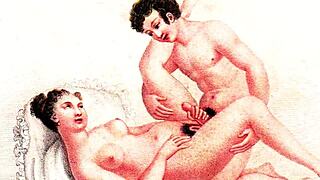 Vintage Erotic Art from Antique Retro Scenes