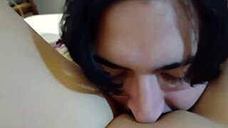 her intense moans shake me during real pov oral sex