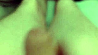 i feel so relaxed stroking my huge monster cock homemade naked