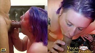 Misty Mae's Big BBW Melons Solo Masturbate Deepthroat Big Cock In Vegas Casting POV