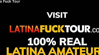 amateur latina rides huge tourist cock