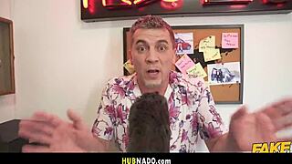 Hostel Ebony Mystique Joins FFM Interracial Ass Lick Gangbang