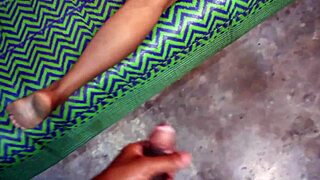 Indian Roommates' Secret Skirt Panties Fuck With Hindi Moans