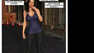 Female Muscles Explode! FMG Comic Superhero Growth Transformation Unleashed!