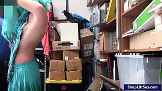 ARAB TEEN SHOPLIFTER fucked hard by LP officer's BIG COCK!