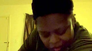 bbw chubby wife deepthroats huge bbc in homemade bedroom