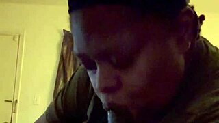 bbw chubby wife deepthroats huge bbc in homemade bedroom