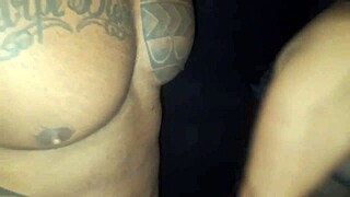 so this milf danni cardillo's sucking big black cock at the gloryhole then taking it deep in the booth