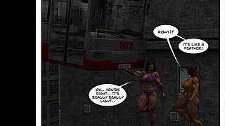 Female Muscles Explode! FMG Comic Superhero Growth Transformation Unleashed!