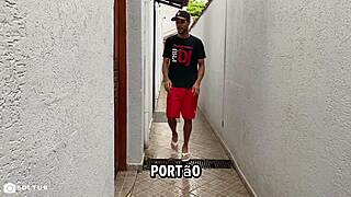 curly latina moans as muscular guy licks wet pussy lips