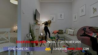 Big Ass Tits Blonde Squeezes Out Every Drop Of His Precum!