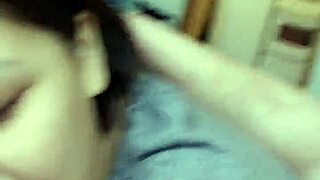 Native American Cutie Swallows Huge Cock Cum Mouthful!