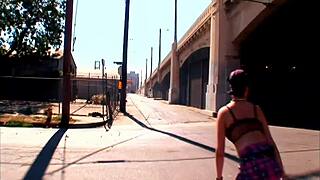 Pretty Brunette Latina Samira Deepthroats Then Rides Shaved Pussy Pov