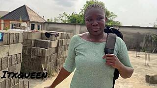 i sneak out for a quickie doggy pound with street boyfriend