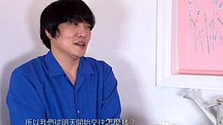 korea's lewd longhair cutie overpowered by pussy licking cowgirl lust