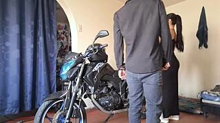 my niece sucks my cock then gives up her ass on moto rides
