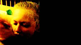 Big tits blonde slut blows cock and jerks off with pigtails lipstick!