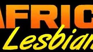 Big Tits Ebony Lesbians Lick Clits and Fuck with Dildos on Camera