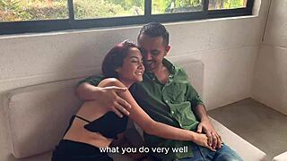 pregnant milf allison sweet fucks client with cowgirl deepthroat and pussy riding