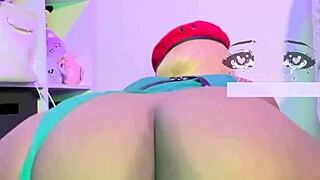 Cammy cosplay ebony grinds veiny bbc hard