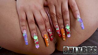 big tatted latina takes on huge black cock