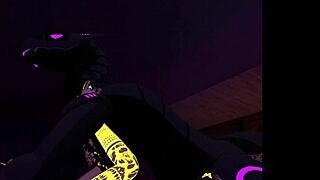 Synth And Angel Goddess Share Passionate Furry Romance Night