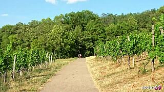 hey christy ley skinny teen risks outdoor pounding stranger help