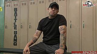 Chubby Brunette Big Tits Slut Fucks Fighter Hard