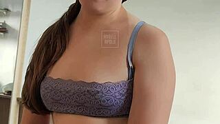 Stepsister Tests Tutorial Male Squirt on Brother's Cock