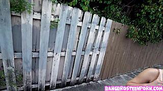 shy teen takes cash for van ride and fuck?