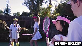 ever watched big tits besties in foursome pov licking pussy then swallowing jizz?