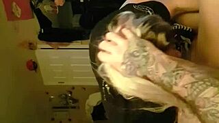 my buddy's hot blonde wife takes that monster cock deep