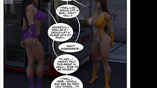 Female Muscles Explode! FMG Comic Superhero Growth Transformation Unleashed!