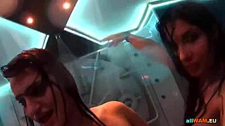 hot euro babes sway hips in steamy dance tease